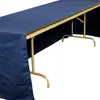 Flat 3-sided Table Cover - fits 8 foot standard table: Poly-Cotton