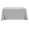 Flat Poly/Cotton 3-sided Table Cover - fits 6' standard table