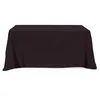 Flat Poly/Cotton 3-sided Table Cover - fits 6' standard table