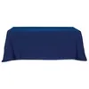 Flat Poly/Cotton 3-sided Table Cover - fits 8' standard table