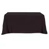 Flat Poly/Cotton 4-sided Table Cover - fits 6' standard table