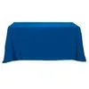 Flat Poly/Cotton 4-sided Table Cover - fits 6' standard table