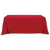 Flat Poly/Cotton 4-sided Table Cover - fits 8' standard table