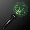 Fleur de Lis Mardi Gras LED Light Wand