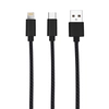 FlexCharge Duo USB-C & Lightning Cable