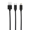 FlexCharge Duo USB-C & Lightning Cable