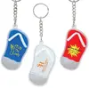 Imprinted Flip Flop Keytag