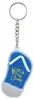 Imprinted Flip Flop Keytag