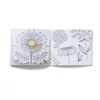  Flowers Adult Coloring Book & 6-Color Pencil Set