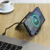 Folding 15W Wireless Charger Built-in Charging Cable