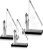 Custom-Printed Diamond Crystal Award for Business Achievements