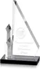 Custom-Printed Diamond Crystal Award for Business Achievements