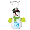 Frosted Acrylic Holiday Ornaments