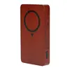 Custom MagClick Fast Wireless Power Bank in FSC Certified Wood - 5000mAh