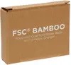 FSC® Bamboo 5000mAh Dual Port Power Bank with Wireless Charger