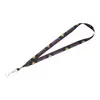 Custom Full-Color Lanyard with Hook - 3/4"W x 36"L