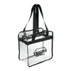 Branded Game Day Safety Tote with Zippered Compartment