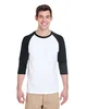 Gildan Adult Heavy Cotton Three-Quarter Raglan Sleeve T-Shirt