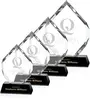 Custom Crystal Giorgia Award for Business Recognition