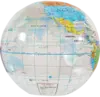 Personalized Clear Globe Beach Ball