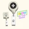 Glow in the Dark Retractable Badge Reel (Circle & Square)