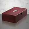 Personalized Rosewood Wine Gift Box - Custom Engraved Wine Box