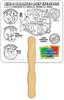 Good Nutrition Coloring Hand Fan