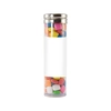 Gourmet Plastic Tube (Large) - Red Hots, Jelly Beans, Gum