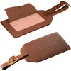 Grand Central Luggage Tag (Sueded Full-Grain Leather)