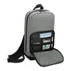 Personalized Recycled Sling Backpack - Graphite Deluxe