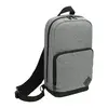 Personalized Recycled Sling Backpack - Graphite Deluxe