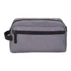 Custom Graphite Travel Pouch - 600D Polyester