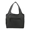 Customizable Grid Bungalow Tote with Front Pocket