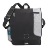 Custom Gridlock Vertical Messenger Bag - Fits 15" Laptop