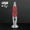 Groovy Glitter Lamp USB Mood Light 7.25"