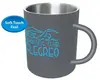 Custom Double-Wall 14oz Halcyon Stainless Steel Coffee Mug