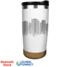 Customizable Halcyon 20oz Double Wall Cork Tumbler with Acrylic Lid