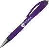 Halcyon Retractable Click Pen with Soft-Touch Rubberized Barrel for Promotions & Branding