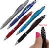 Silhouette Spin Top Stylus Pen - Customizable Promotional Business Gift