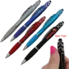 Silhouette Spin Top Stylus Pen - Customizable Promotional Business Gift