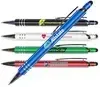 Custom Halcyon Vortex Metal Pen/Stylus with Soft Touch Finish & Chrome Accents for Businesses