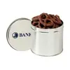 Half Quart Round Tin Canister with Lid