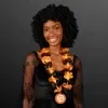 Halloween Lightup Flashing Lei Custom Medallion