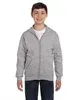 Hanes Youth EcoSmart® Full-Zip Hooded Sweatshirt