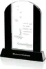 Clear and Black Customizable Harwood Award - USA Made