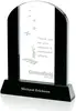 Clear and Black Customizable Harwood Award - USA Made