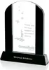 Clear and Black Customizable Harwood Award - USA Made