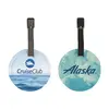 Hayes Dye-Sublimated Felt Round Luggage Tag