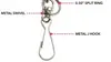 Heart Shape Bamboo ID Badge Reel (“J” hook & mini split ring)
