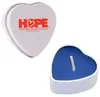 Promotional Heart Tin Candle